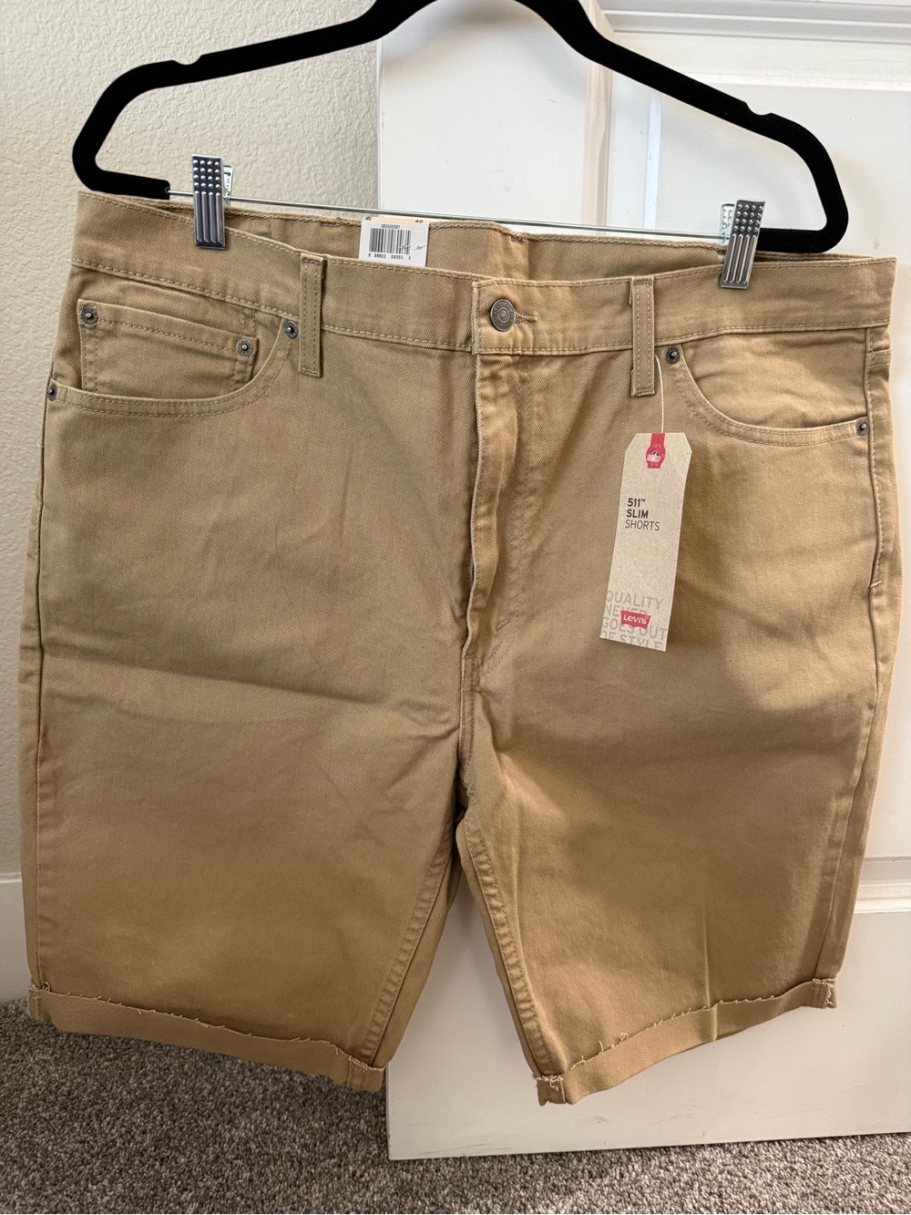 Levi's Men's Khaki 511 Slim Jean Shorts